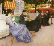 Gustave Caillebotte Portraits a la campagne oil